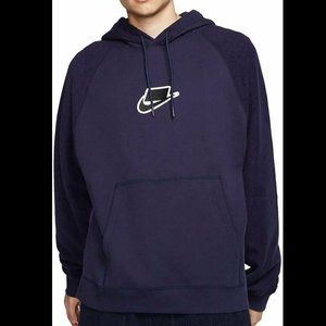 Nike Sportswear Hoodie Blue Purple Size Medium NEW